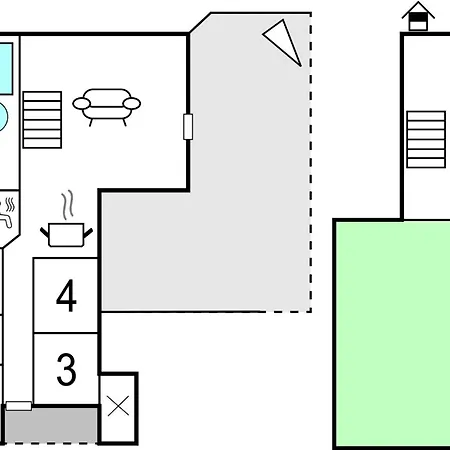 Pet Friendly In With Kitchen * Blavand